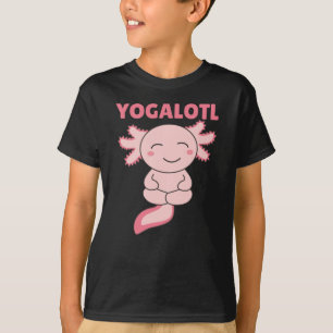Yogalotl Axolotl Makes Yoga Lovers Sweet Animals T-Shirt