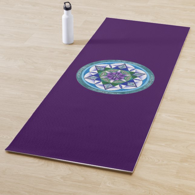 Yogamat with Sacred Geometry Mandala Yoga Mat (In Situ)