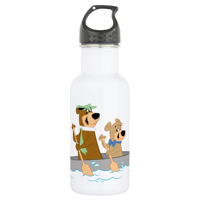 Yogi Bear and Boo Boo Fun Canoe Adventure 532 Ml Water Bottle (Front)