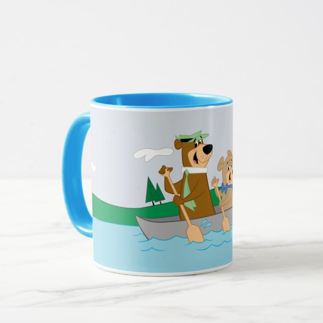 Yogi Bear and Boo Boo Fun Canoe Adventure Mug (Front Left)