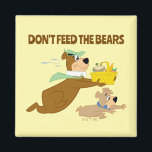 Yogi Bear and Boo-Boo Picnic Panic Magnet<br><div class="desc">Yogi Bear is on the run again with another picnic basket in this fun and energetic design! Featuring Yogi dashing away with his prize while Boo Boo looks on in distress, this hilarious artwork perfectly captures the classic mischief of Jellystone Park’s favourite bear. With bold colours, dynamic movement, and a...</div>
