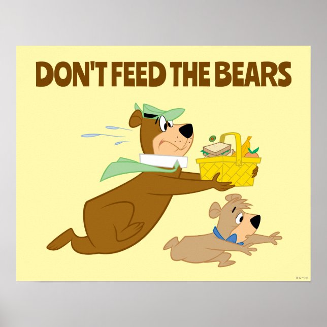 Yogi Bear and Boo-Boo Picnic Panic Poster (Front)