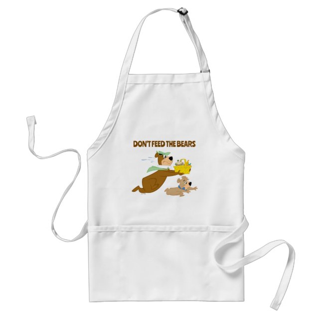 Yogi Bear and Boo-Boo Picnic Panic Standard Apron (Front)