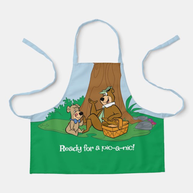 Yogi Bear and Boo-Boo Picnic Snack Apron (Front)