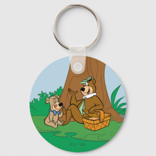 Yogi Bear and Boo-Boo Picnic Snack Key Ring
