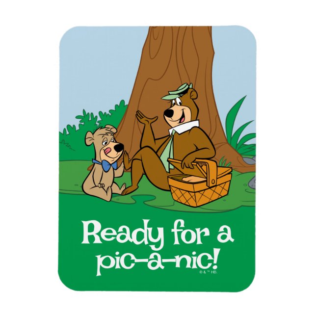 Yogi Bear and Boo-Boo Picnic Snack Magnet (Vertical)