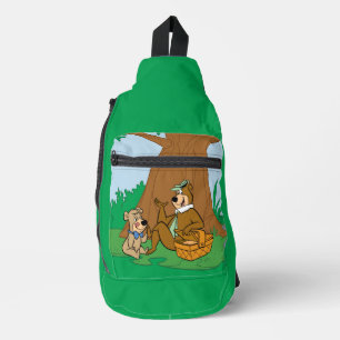 Yogi Bear and Boo-Boo Picnic Snack Sling Bag