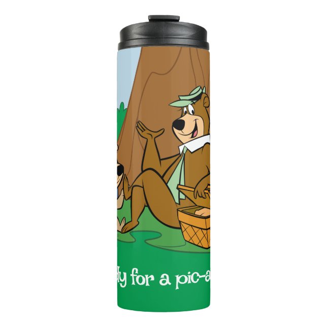 Yogi Bear and Boo-Boo Picnic Snack Thermal Tumbler (Front)