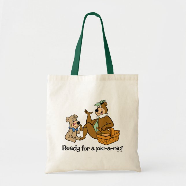 Yogi Bear and Boo-Boo Picnic Snack Tote Bag (Front)