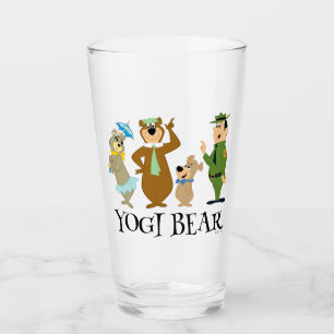 Yogi Bear and Friends Classic Pose Glass