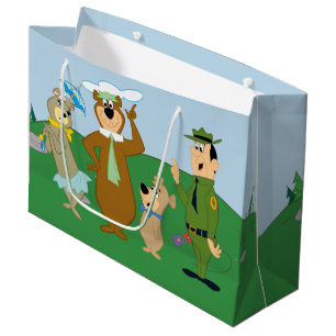 Yogi Bear and Friends Classic Pose Large Gift Bag