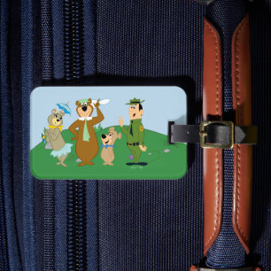 Yogi Bear and Friends Classic Pose Luggage Tag