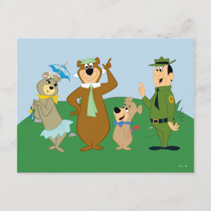 Yogi Bear and Friends Classic Pose Postcard