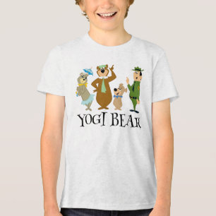 Yogi Bear and Friends Classic Pose Tri-Blend Shirt