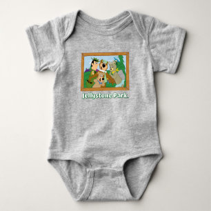 Yogi Bear and Friends Framed Forest Picture Baby Bodysuit