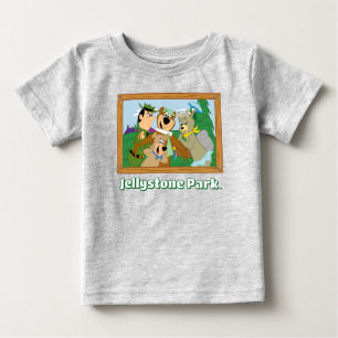 Yogi Bear and Friends Framed Forest Picture Baby T-Shirt