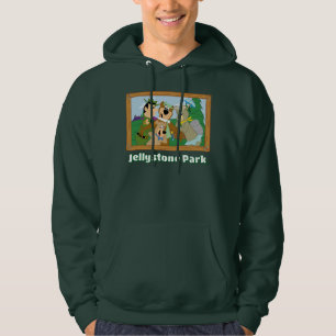 Yogi Bear and Friends Framed Forest Picture Hoodie