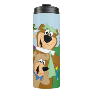 Yogi Bear and Friends Framed Forest Picture Thermal Tumbler