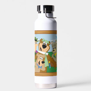 Yogi Bear and Friends Framed Forest Picture Water Bottle
