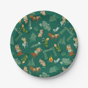 Yogi Bear and Friends Jellystone Park Camp Pattern Paper Plate