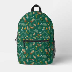 Yogi Bear and Friends Jellystone Park Camp Pattern Printed Backpack