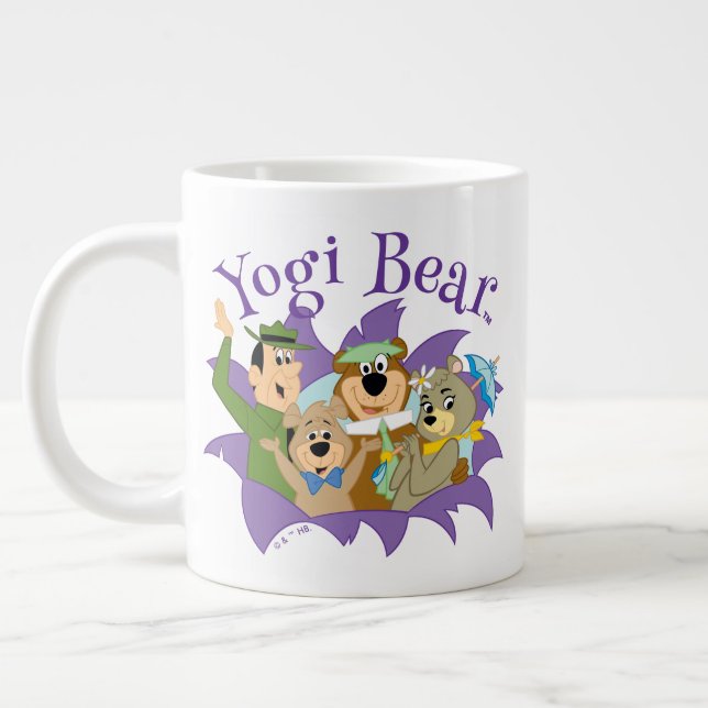 Yogi Bear and Friends Surprise Large Coffee Mug (Left)