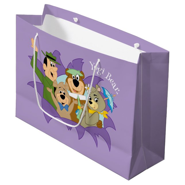 Yogi Bear and Friends Surprise Large Gift Bag (Front Angled)