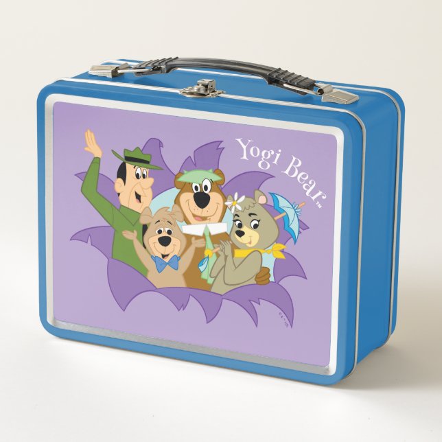 Yogi Bear and Friends Surprise Metal Lunch Box (Front)