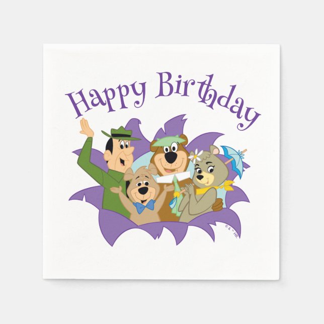 Yogi Bear and Friends Surprise Napkin (Front)