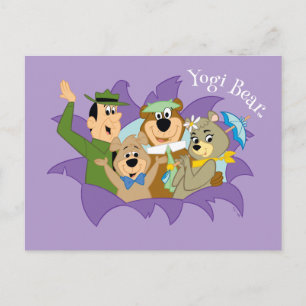 Yogi Bear and Friends Surprise Postcard