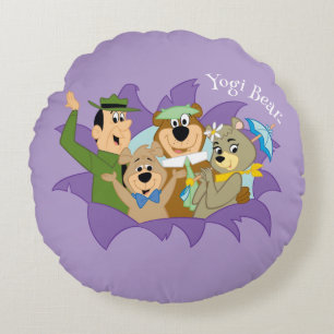 Yogi Bear and Friends Surprise Round Cushion