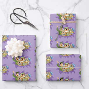 Yogi Bear and Friends Surprise Wrapping Paper Sheet