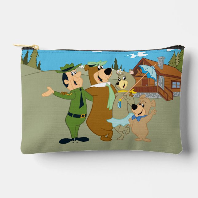 Yogi Bear and Friends Warm Welcome Accessory Pouch (Front)