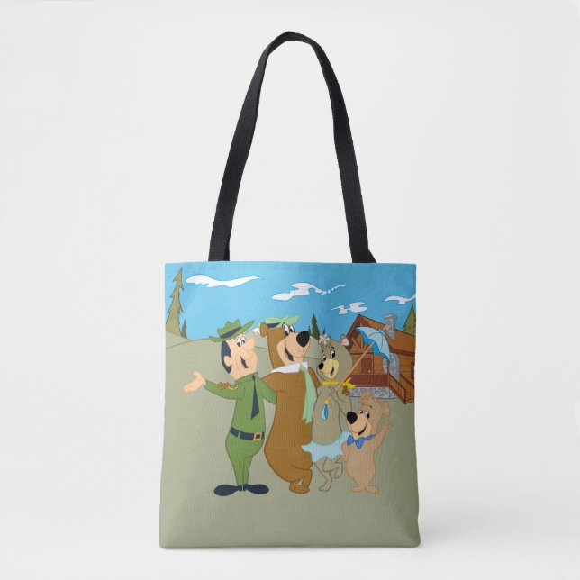 Yogi Bear and Friends Warm Welcome Tote Bag (Front)