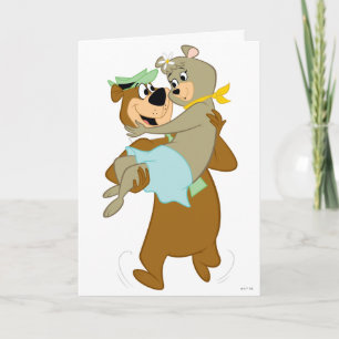 Yogi Bear Carrying Cindy Bear Card