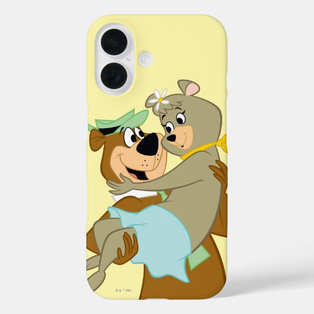 Yogi Bear Carrying Cindy Bear Case-Mate iPhone Case (Back)