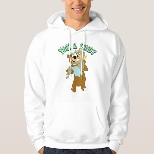 Yogi Bear Carrying Cindy Bear Hoodie (Front)