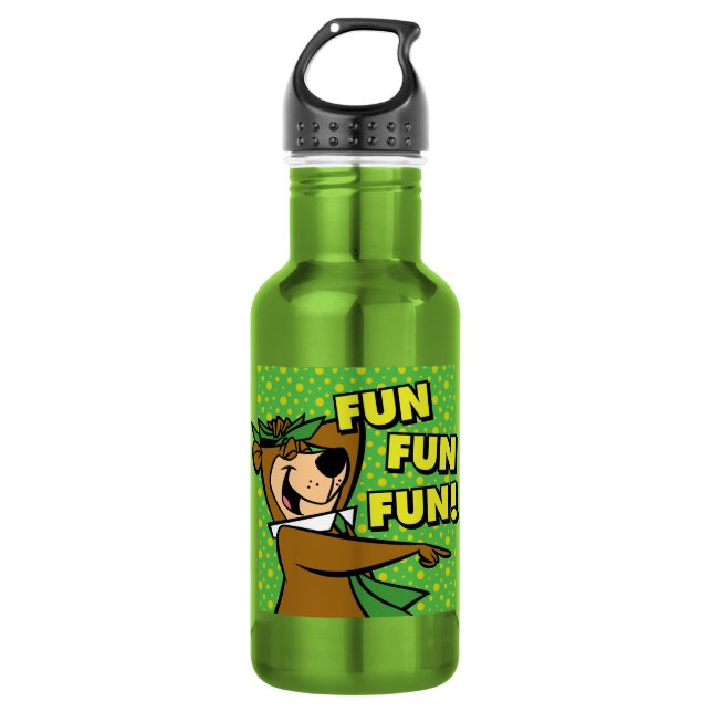 Yogi Bear Fun Fun Fun 532 Ml Water Bottle (Front)