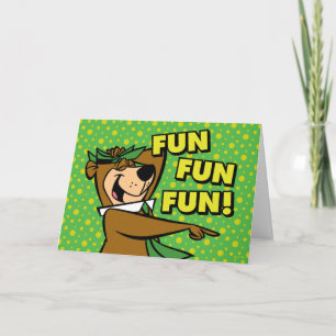 Yogi Bear Fun Fun Fun Card
