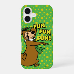 Yogi Bear Fun Fun Fun iPhone 16 Case