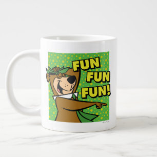 Yogi Bear Fun Fun Fun Large Coffee Mug