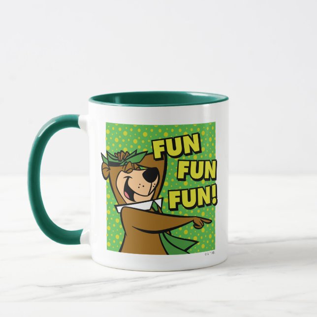 Yogi Bear Fun Fun Fun Mug (Left)