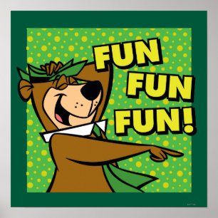 Yogi Bear Fun Fun Fun Poster