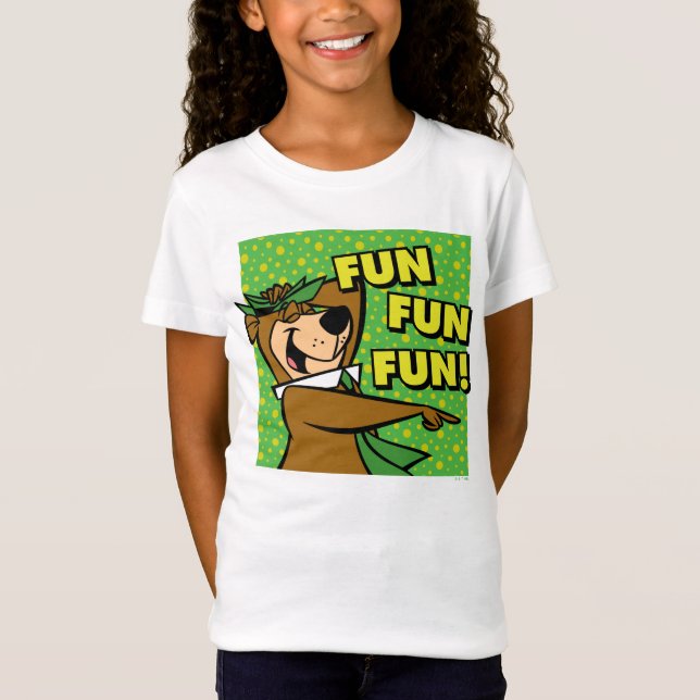 Yogi Bear Fun Fun Fun T-Shirt (Front)