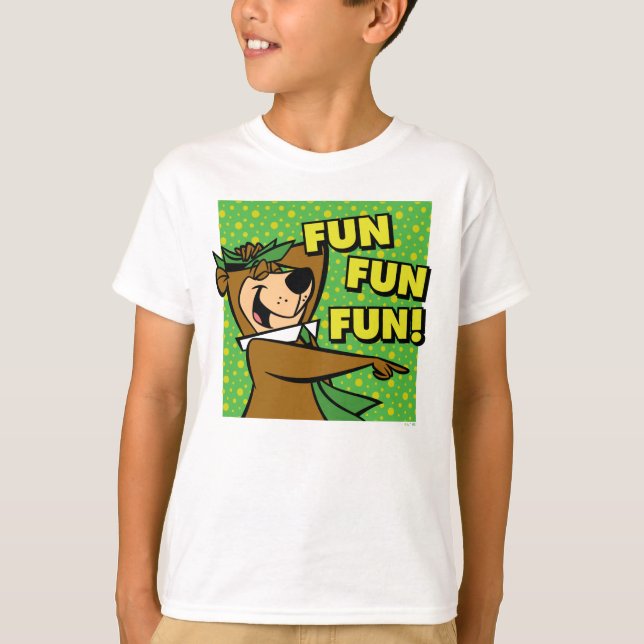 Yogi Bear Fun Fun Fun T-Shirt (Front)