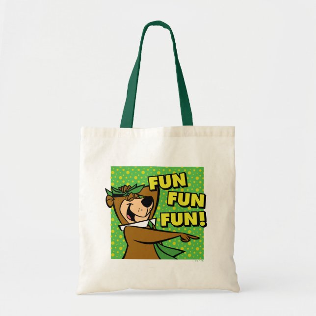 Yogi Bear Fun Fun Fun Tote Bag (Front)