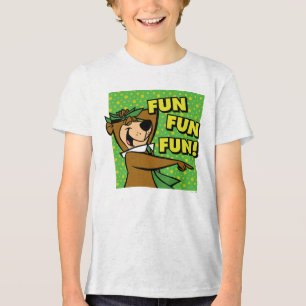 Yogi Bear Fun Fun Fun Tri-Blend Shirt