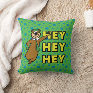 Yogi Bear Hey Hey Hey Cushion