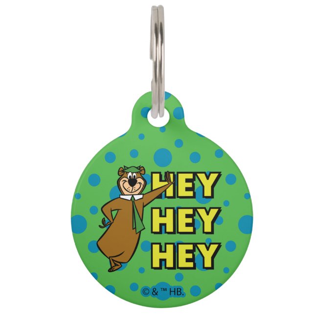Yogi Bear Hey Hey Hey Pet Tag (Front)