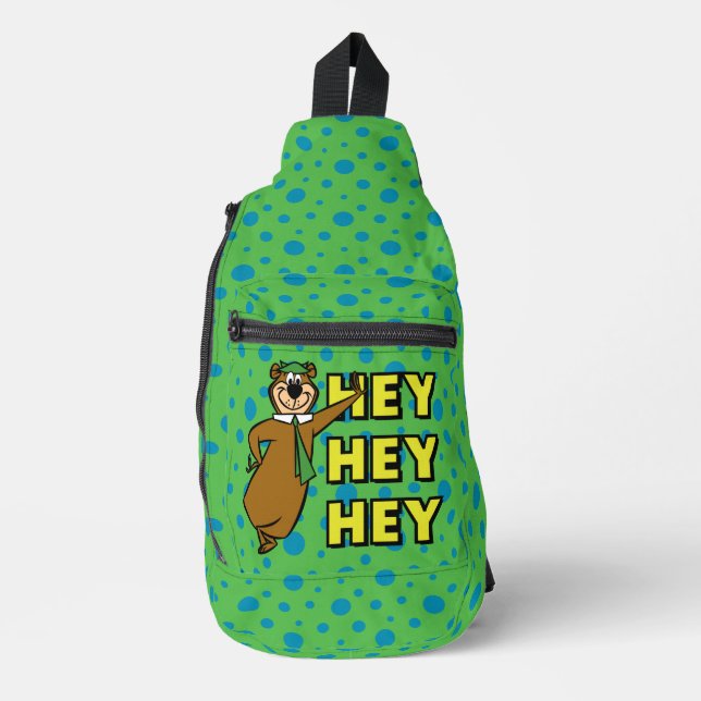 Yogi Bear Hey Hey Hey Sling Bag (Front)